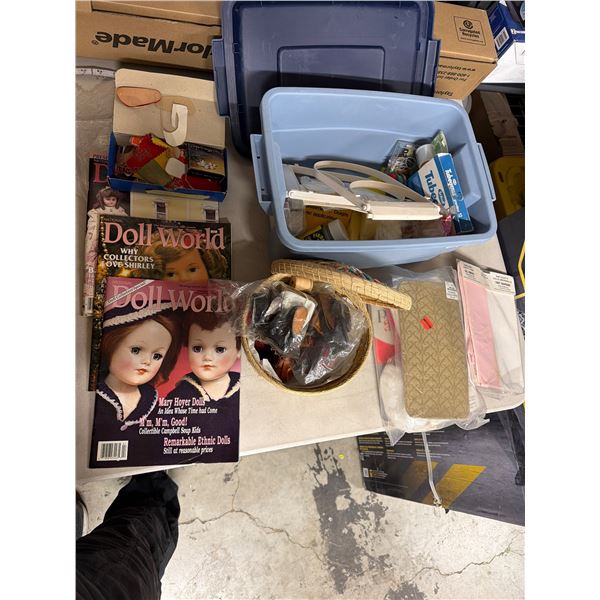 Crafting magazines and other doll making