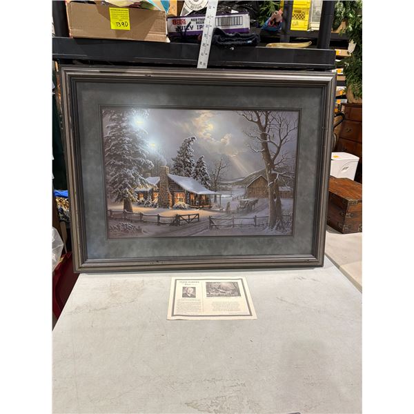 Jesse Barnes A Christmas Embrace Print number 1547/3300