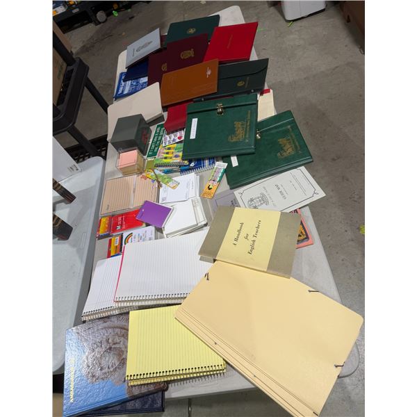 Assorted office supplies