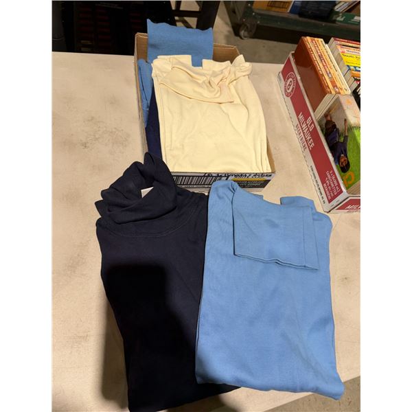 Turtlenecks and dickies size large