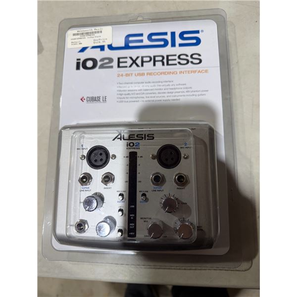 Alesia record, recording interface