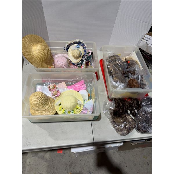 Doll hair and hat