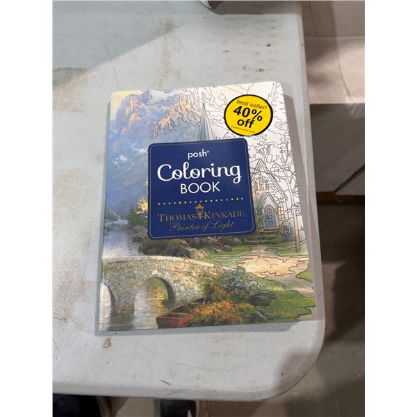 Thomas Kincaid posh coloring book