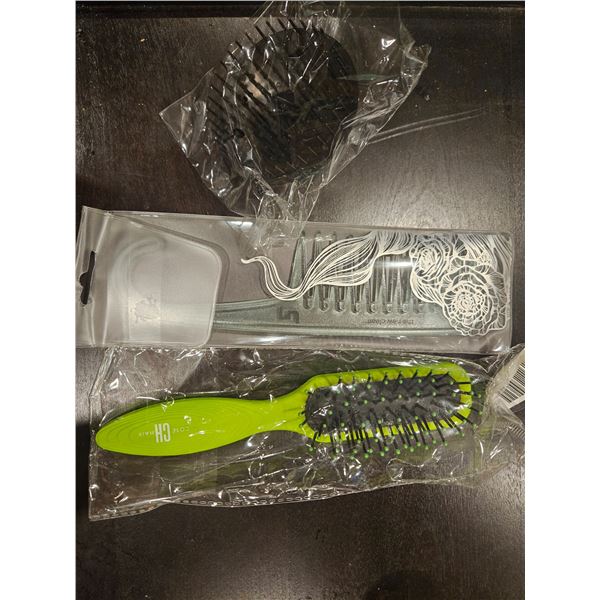 Brush, comb and scalp massager