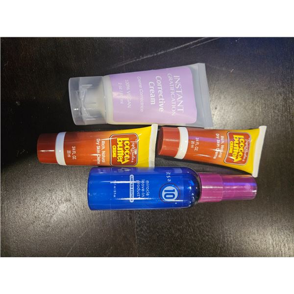 Assorted hair care and lotions