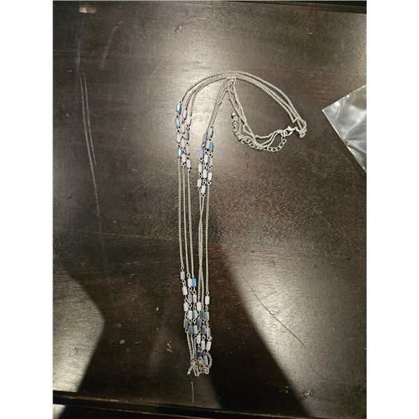 dangly beaded necklace