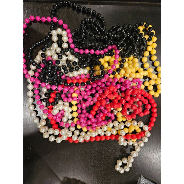 Large lot of beaded neckalces
