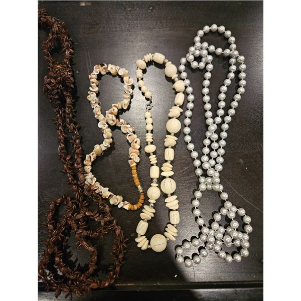 Beaded/shell neklaces