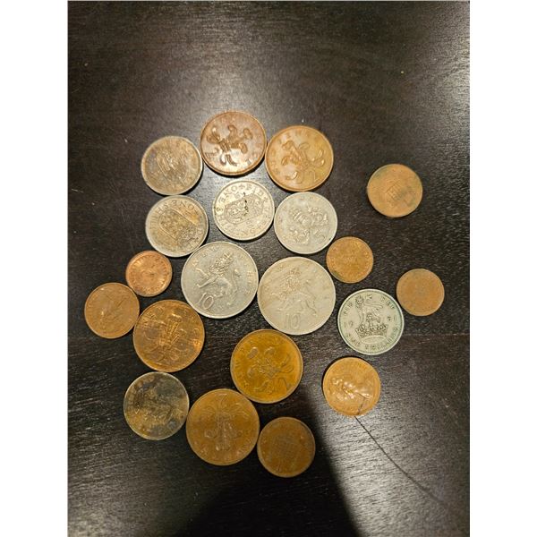 Assorted british coins