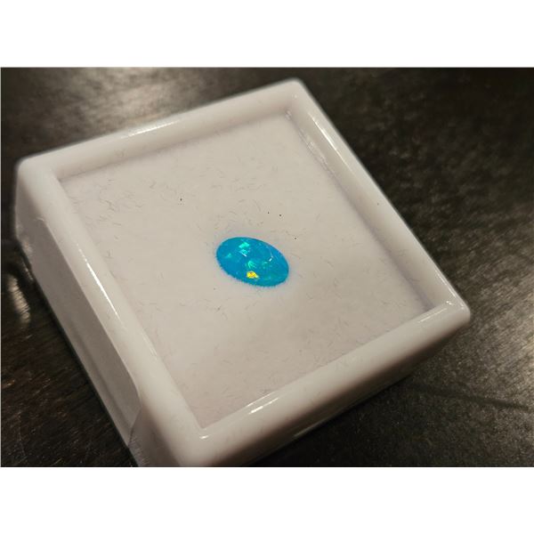 1.0ct Natural blue opal