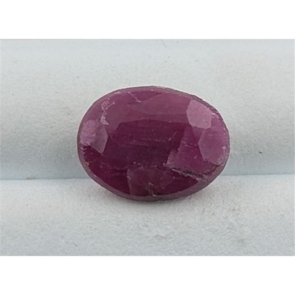 4.8 ct Certified Untreated Ruby gemstone ($5,800 Appraisal)