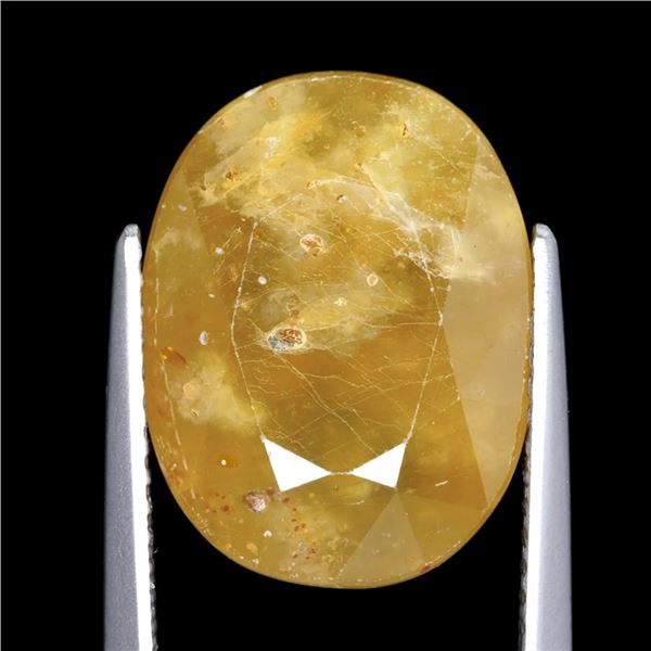 11.55 ct Certified Yellow Sapphire gemstone ($14,000 Appraisal)