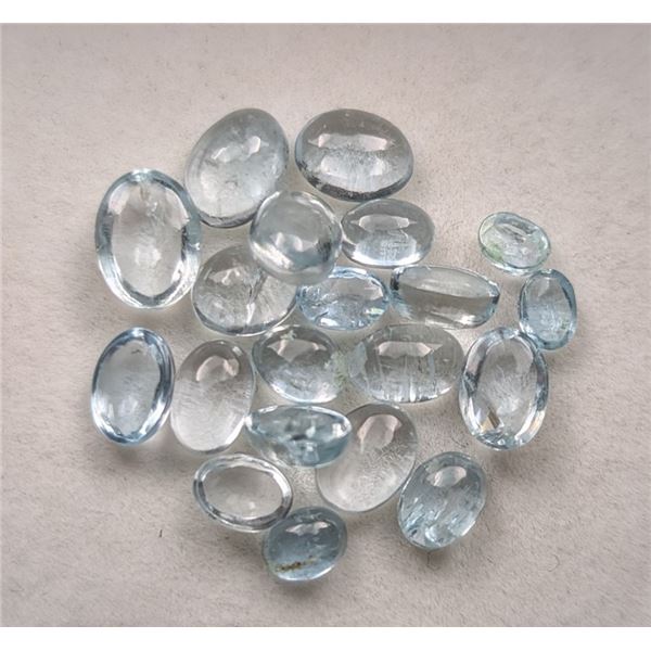 15.27 ct Certified Aquamarine gemstone Parcel ($6,870 Appraisal)