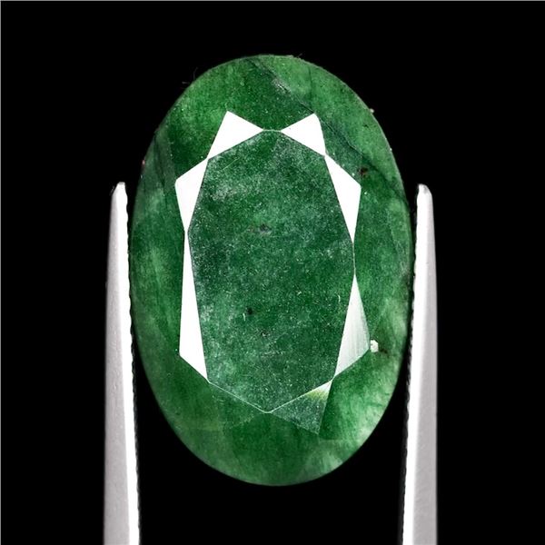 11.6 ct Certified Zambian Emerald gemstone ($17,400 Appraisal)