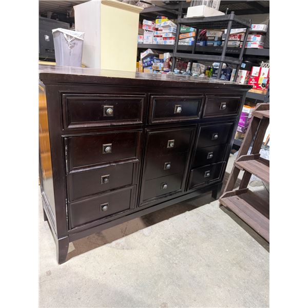 Dresser measures 62" x 20" x 44" tall