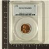 Image 1 : 1958 LINCOLN WHEAT CENT PCGS MS65RD