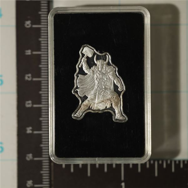PAN SILVER 5 GRAM NORDIC SOLDIER WITH HAMMER PF