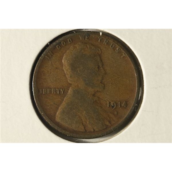 1914-S (SEMI-KEY) LINCOLN CENT