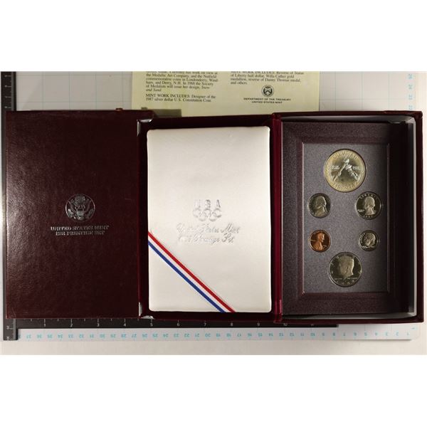 1988 US PRESTIGE PROOF SET WITH .77 OZ. ASW US