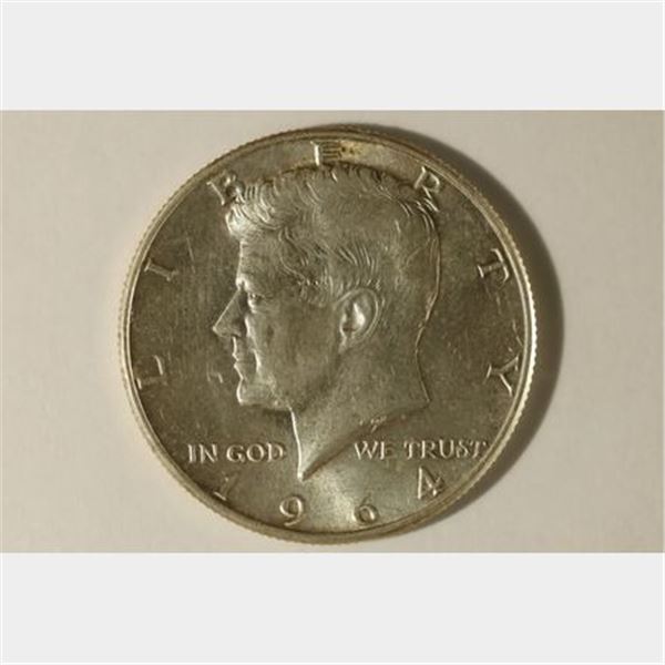 1964-D SILVER 90% KENNEDY HALF DOLLAR