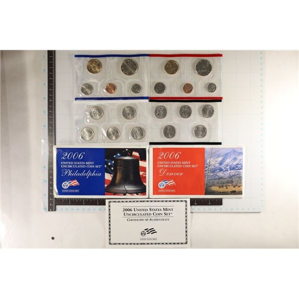 2006 US MINT SET (UNC) P/D (WITH ENVELOPES)