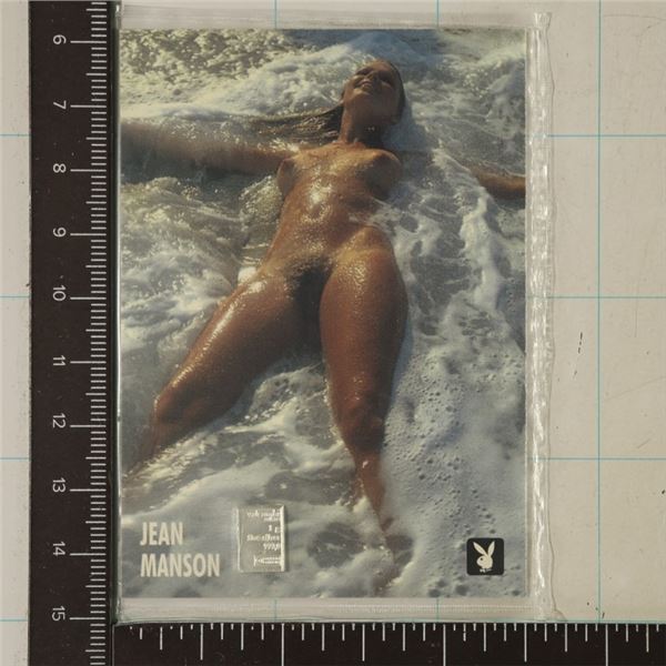 PLAYBOY CARD WITH 1 GRAM .999 SILVER VALCAMBI BAR