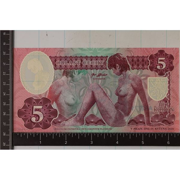 2020 OBLAST CECHY 5 KORUN CRISP UNC POLYMER