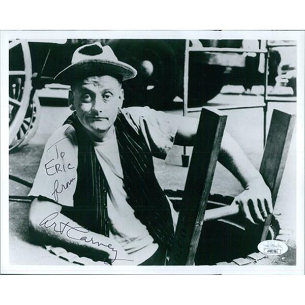 The Honeymooners Art Carney signed photo. JSA Authenticated