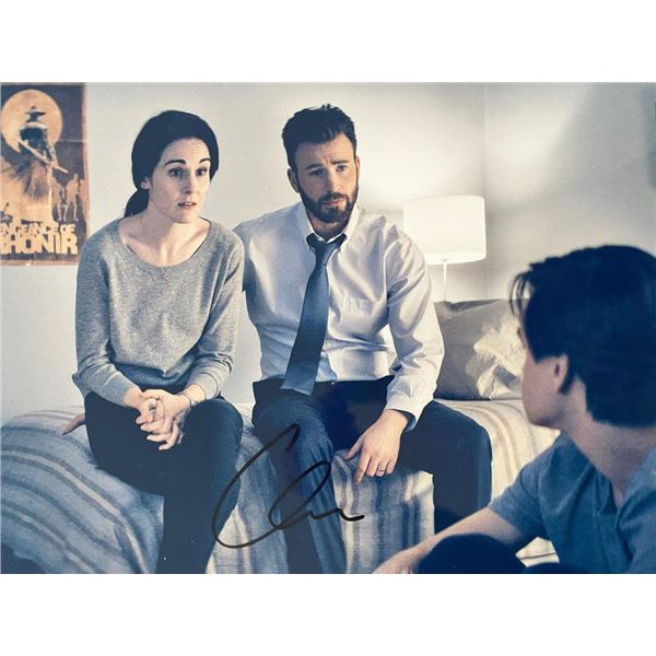 Gifted Chris Evans signed movie photo