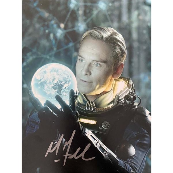 Prometheus Michael Fassbender signed photo