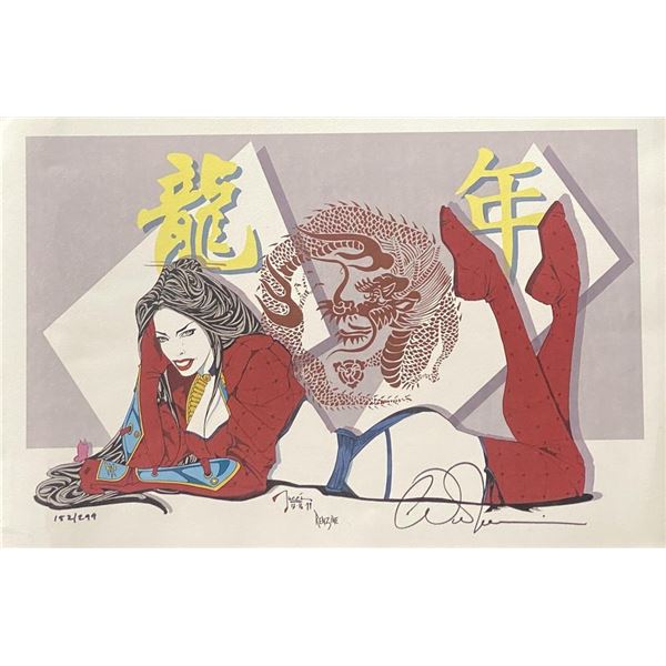 Renzine William Tucci signed lithograph