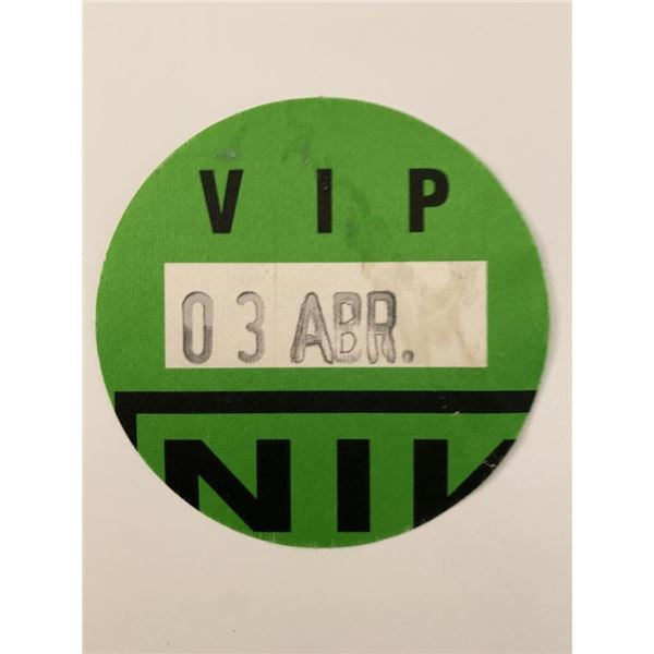 Nine Inch Nails VIP Backstage Pass