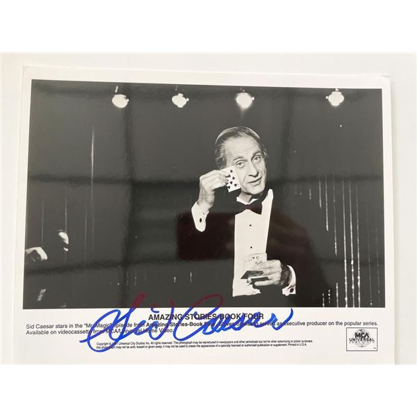Amazing Stories Book Four  Sid Caesar Mr. Magic signed photo