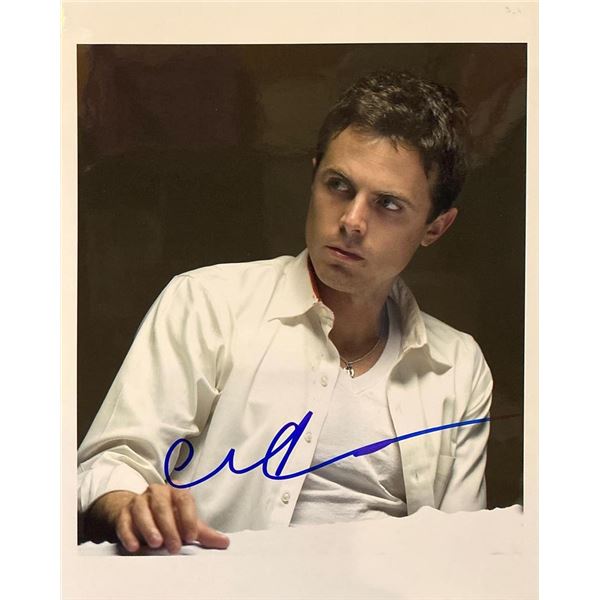 Oceans 11 Casey Affleck signed photo