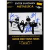 Image 1 : Metallica Signed sheet music