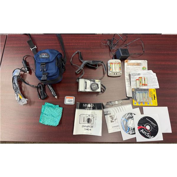 MINOLTA DIGITAL CAMARA PACKAGE