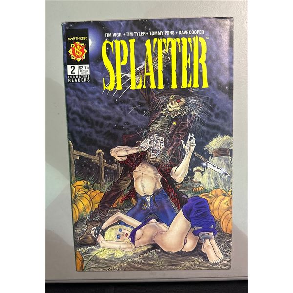 Splatter #2 Comic (Northstar, 1991) Tim Vigil Art - Mature Horror