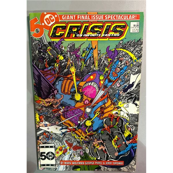 Crisis on Infinite Earths #12 (DC, 1986) Giant Final Issue Spectacular!