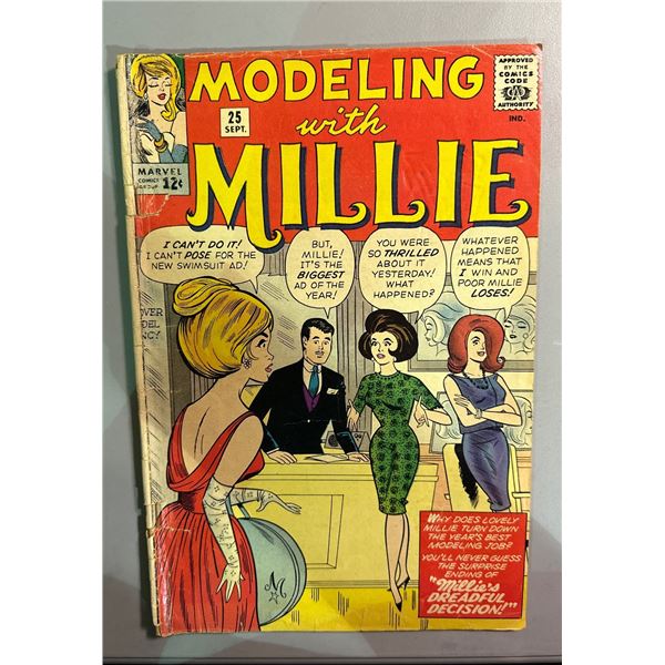 Modeling with Millie #25 (Marvel, 1963) Stan Lee Script Stan Goldberg Art