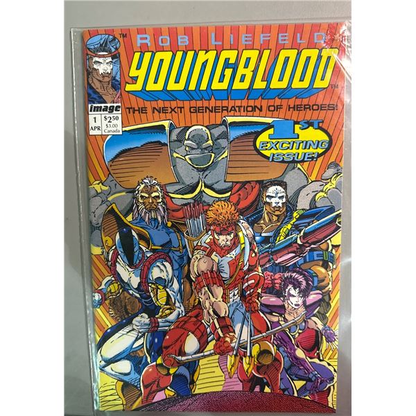 Youngblood #1 (1992 Image) 1st Issue Flip Book Lot of 2 - Rob Liefeld