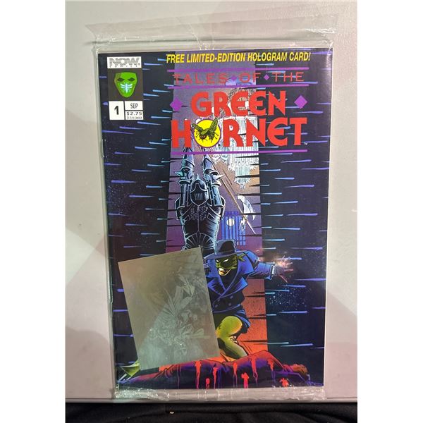 Tales of The Green Hornet #1 (NOW Comics, 1992) w/ Hologram Card