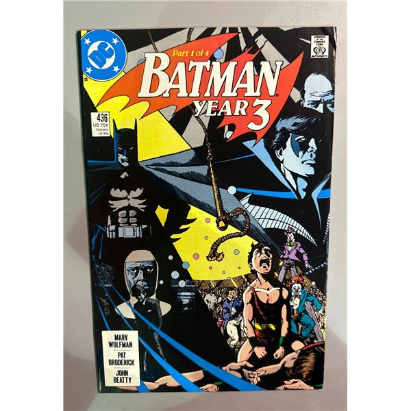 Batman #436 (1989 DC) "Year 3, Part 1" 1st Appearance of Tim Drake