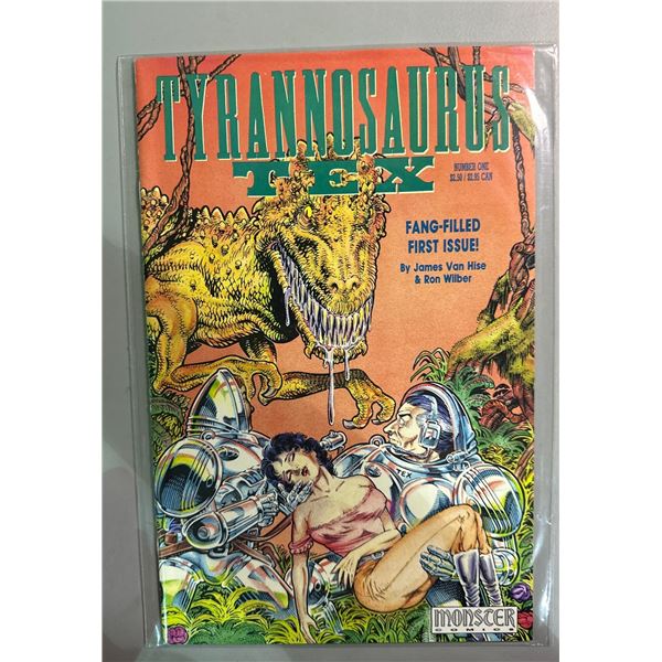 Tyrannosaurus Tex #1 (Monster Comics, 1991) 1st Issue Van Hise & Wilber
