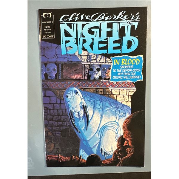 Clive Barker's Night Breed #12 (Epic Comics, 1991) Comic Book