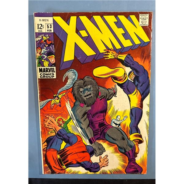 X-Men #53 (Marvel, 1969) 1st Barry Windsor-Smith Art & 1st Blastaar