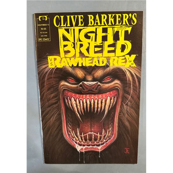 Clive Barker's Night Breed vs Rawhead Rex #13 (Epic Comics, 1992)