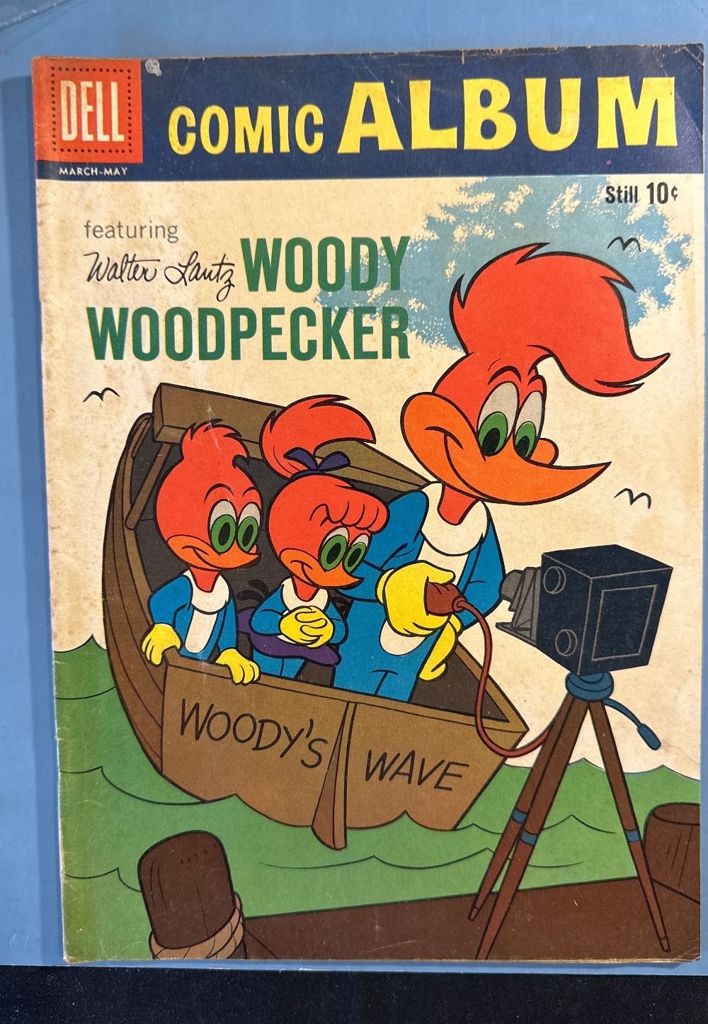 Dell Four Color #9 Woody Woodpecker Comic Book (1951) Woody's Wave