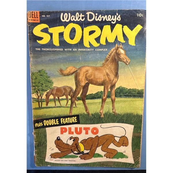 Dell Four Color Comics #537 Walt Disney's Stormy & Pluto (1954)