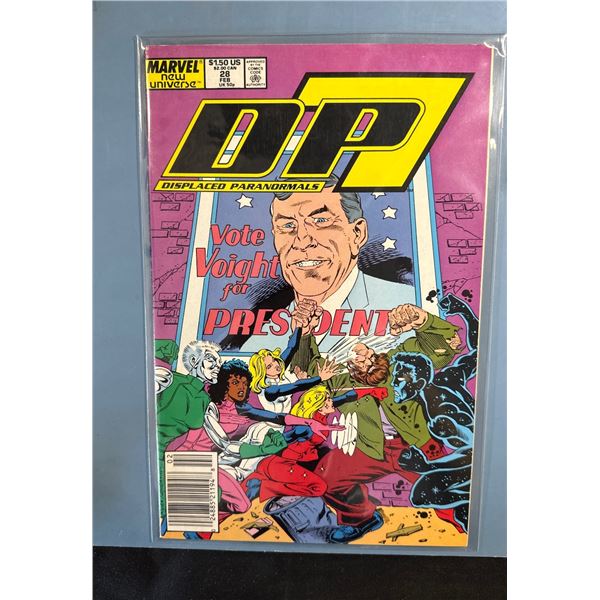 DP7 #28 (Marvel, 1989) New Universe - Vote Voight for President Cover