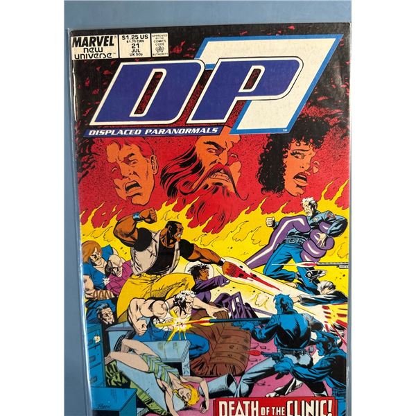 DP 7 #21 (Marvel Comics, 1988) Displaced Paranormals, New Universe